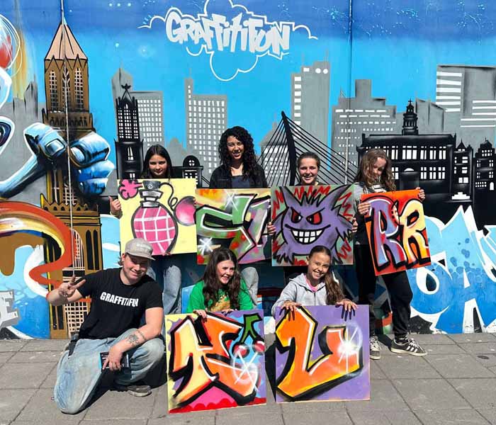 Graffiti kinderfeestjes